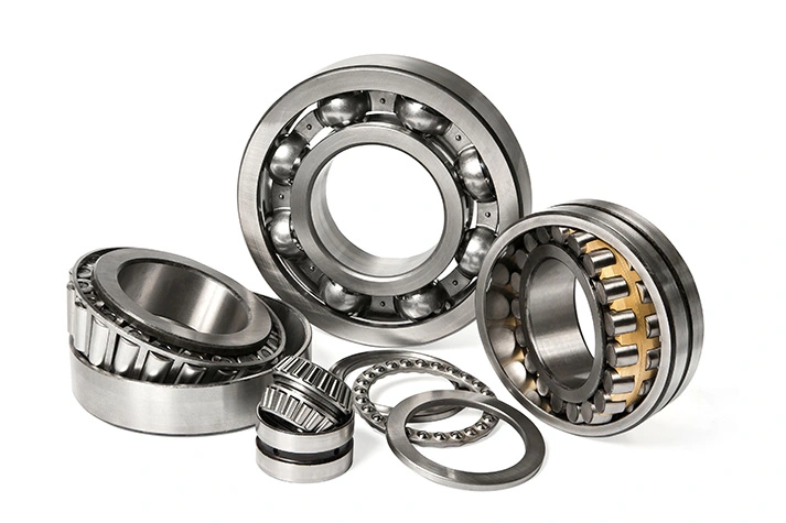 What are the key features and components of a spherical roller bearing?