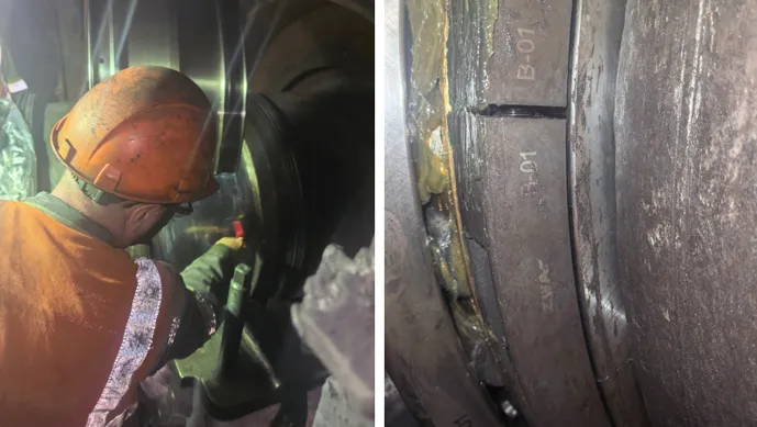 Quickly assist overseas customers and accurately overcome the problem of converter bearing equipment failure